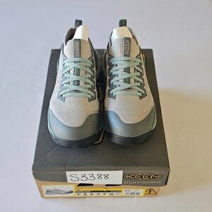 KEEN Utility Women's Arvada Shift Work Sneaker 6.5W NIB Grey Green